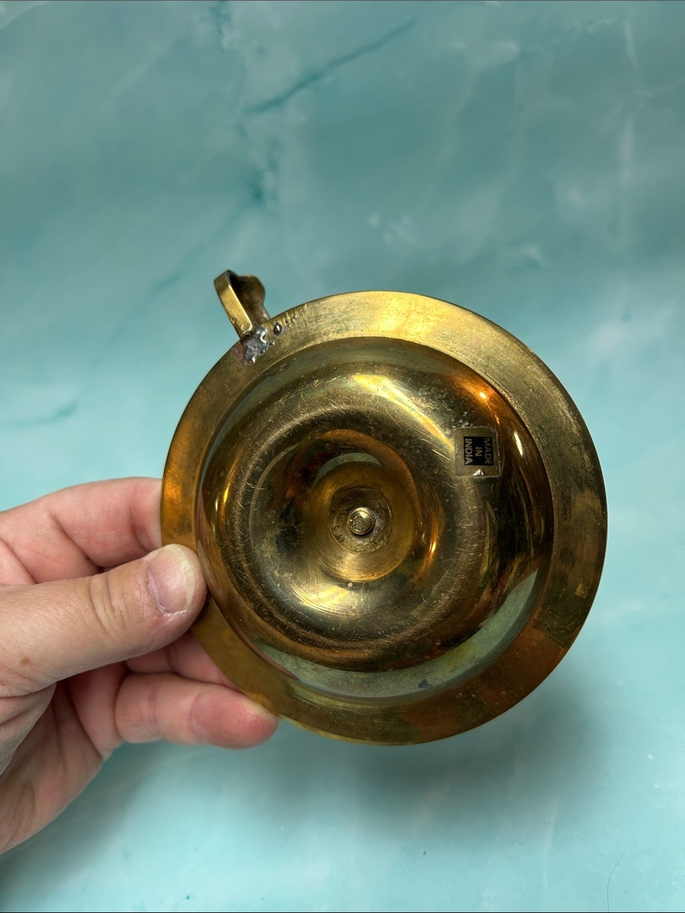 Brass Chamberstick Candle Holder - Antique Style - Picture 4 of 4